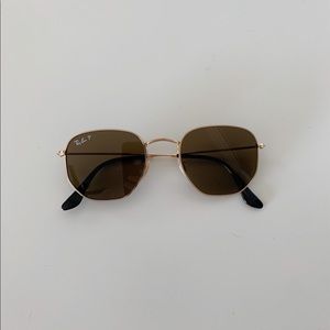 Ray-Ban Hexagonal Flat Lenses - Polarized